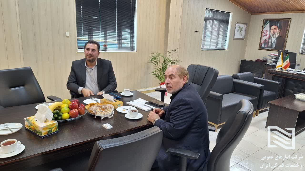 بازدید مدیر حراست شرکت انبارهای عمومی و خدمات گمرکی ایران از شرکت آستارا