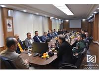 آیین معارفه فرمانده جدید بسیج پایگاه بسیج بقیه الله (عج) شرکت انبارهای عمومی و خدمات گمرکی ایران 1