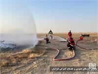رزمایش سراسری ارتقای توان عملیاتی، تجلی آمادگی و تداوم هوشیاری آتش نشانان شرکت انبارهای عمومی و خدمات گمرکی ایران 8