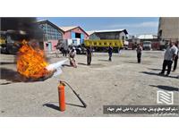رزمایش سراسری ارتقای توان عملیاتی، تجلی آمادگی و تداوم هوشیاری آتش نشانان شرکت انبارهای عمومی و خدمات گمرکی ایران 13